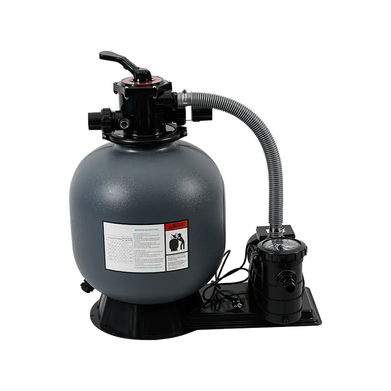 How to use a swimming pool sand filter to prevent algae growth?